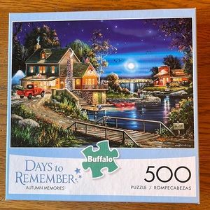 Buffalo Games 500 pc puzzle Days to Remember Autumn Memories